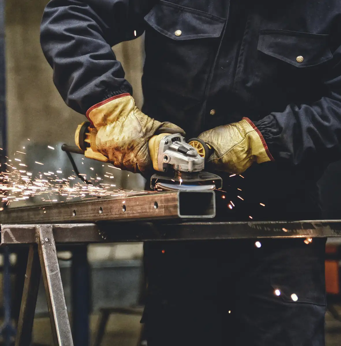 Advanced welding services provided by Fox Valley Stamping for precision metal fabrication.